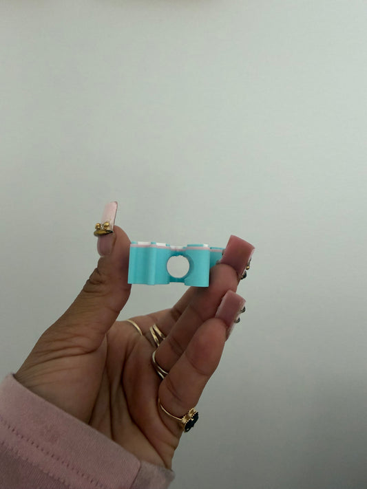 Nurse bow straw toppers