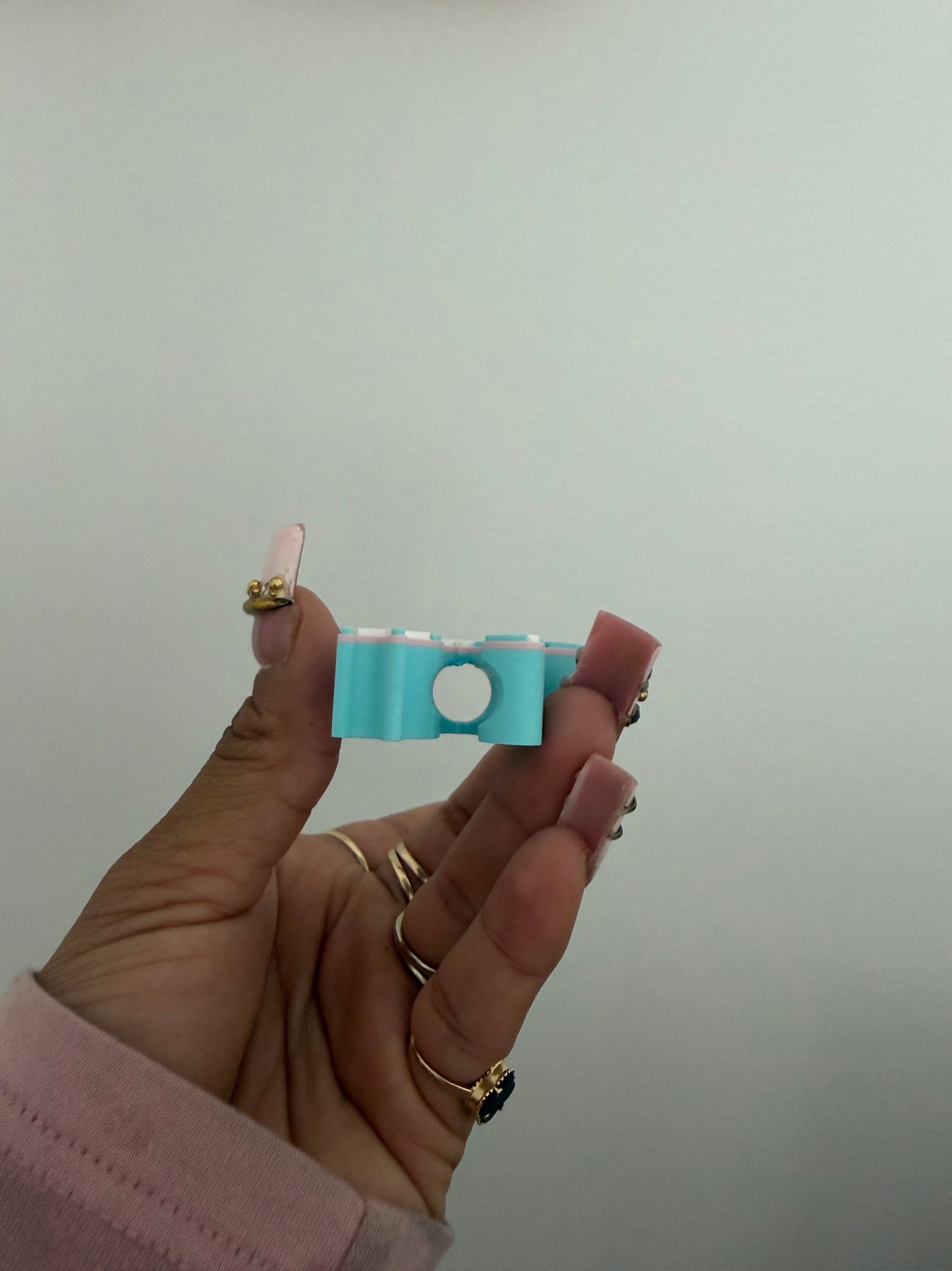 Nurse bow straw toppers