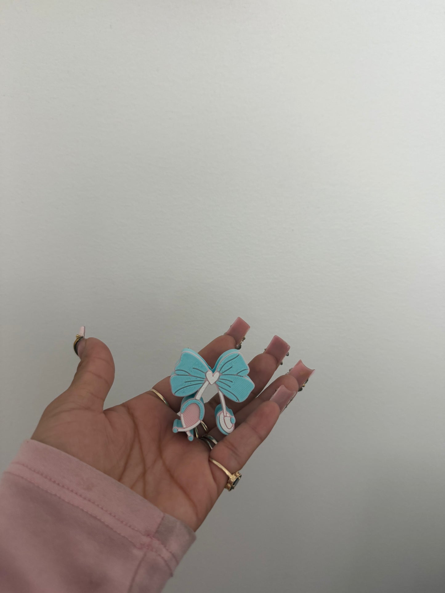Nurse bow straw toppers